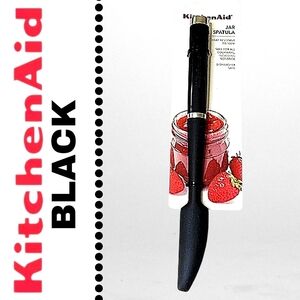 KitchenAid Midnight Black Jar Spatula - NWT